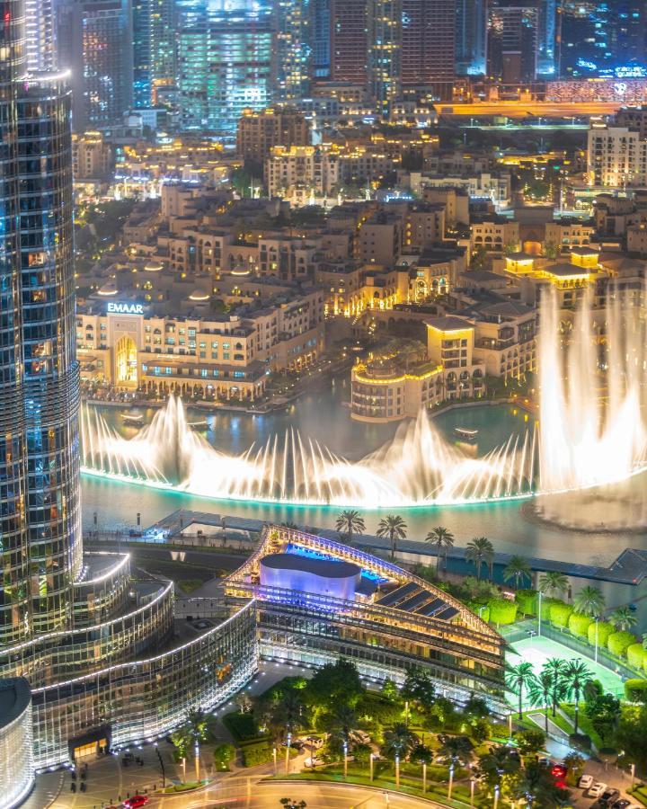 First Class 3Br With Full Burj Khalifa And Fountain View Dubai Eksteriør billede