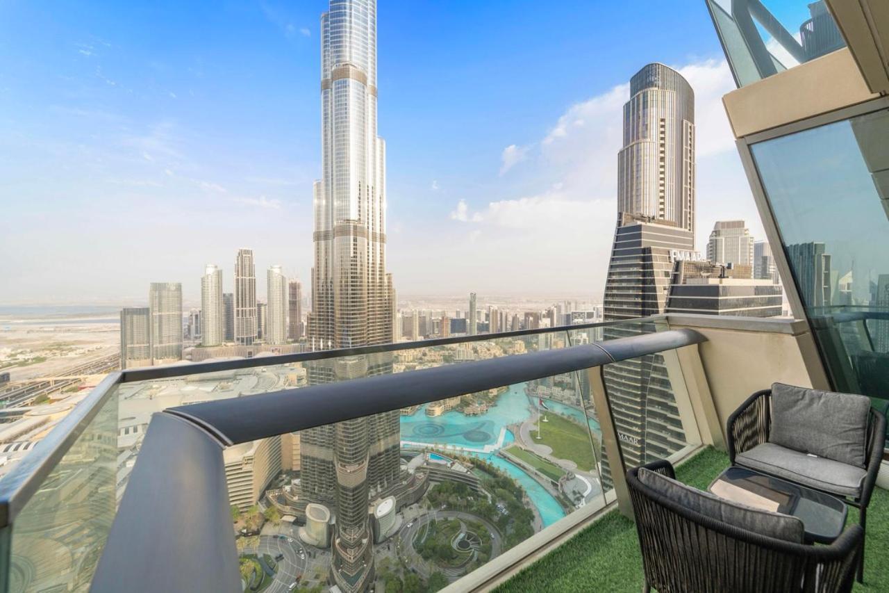 First Class 3Br With Full Burj Khalifa And Fountain View Dubai Eksteriør billede