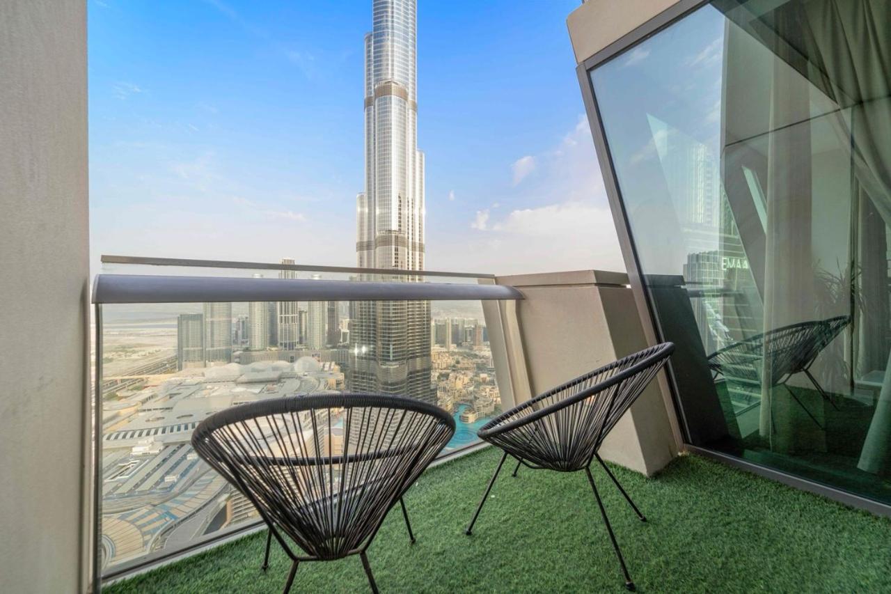 First Class 3Br With Full Burj Khalifa And Fountain View Dubai Eksteriør billede