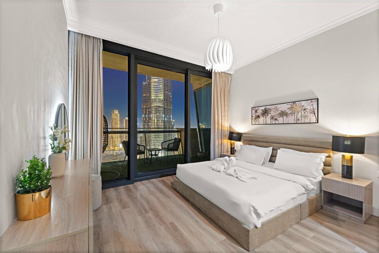 First Class 3Br With Full Burj Khalifa And Fountain View Dubai Eksteriør billede